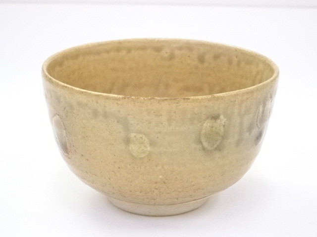 JAPANESE TEA CEREMONY / KI-SETO TEA BOWL CHAWAN 